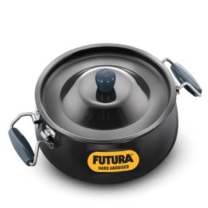 Hawkins Futura BigBoy Hard Anodised Biryani Handi, for Cooking and Serving Biriyani