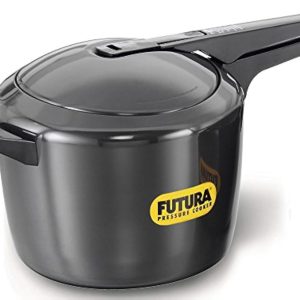 Hawkins Futura Hard Anodised Pressure Cooker [Induction Base and Non Induction Model Available]]