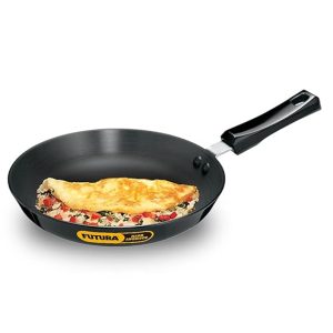Hawkins Futura Hard Anodised Frying Pan, without Lid, work on both Gas + Induction